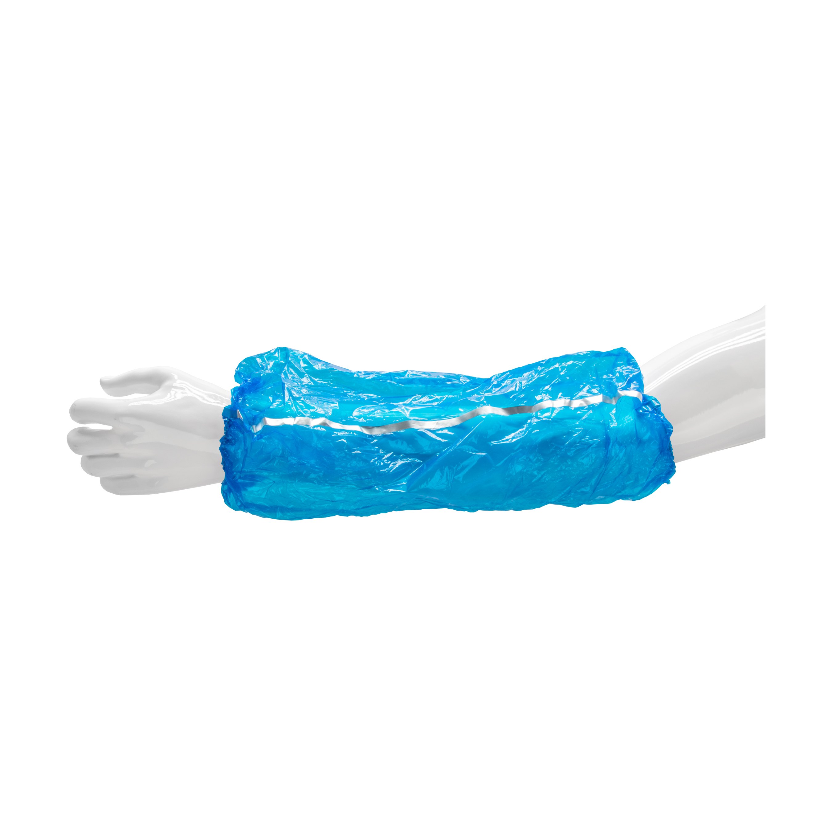 Overmouw Detecteerbaar BLAUW 40 x 20cm
