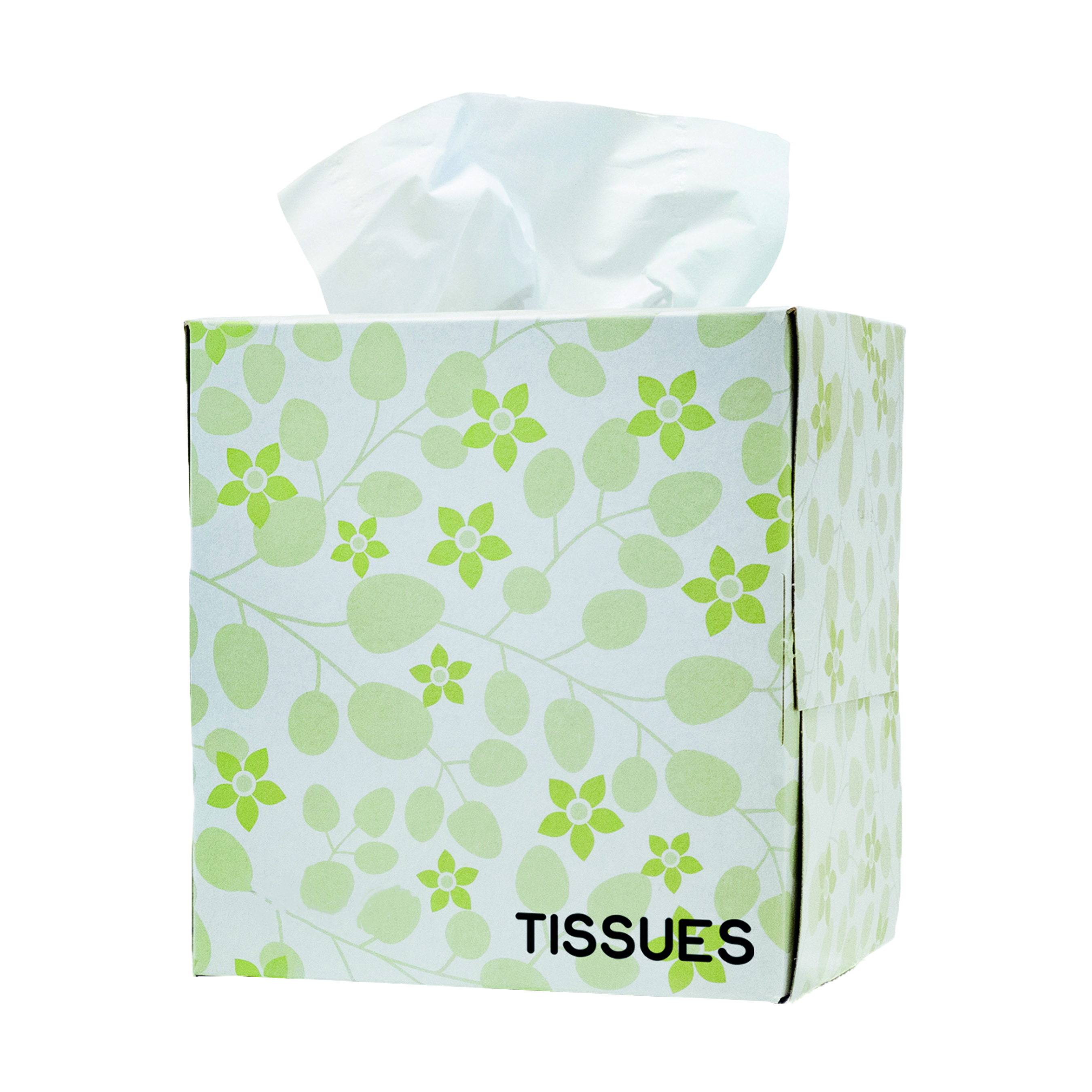 Facial Tissue kubus 2-lgs wit cell