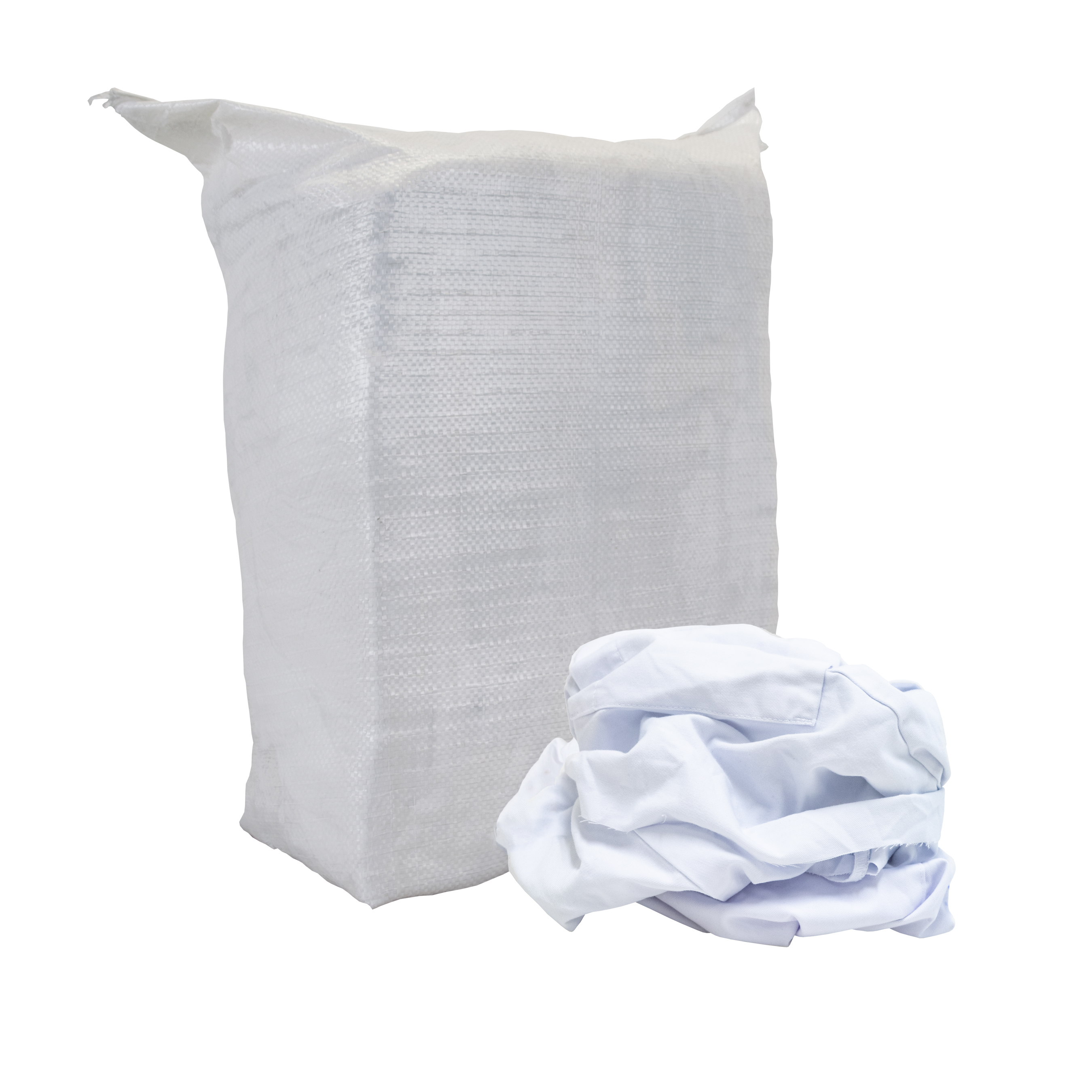 WITTE poetslappen POLY/COTTON gesneden